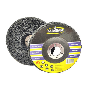 Tarcza tarcze do szlifowania metalu stali z włókniną czarna 125 dysk krążek do usuwania rdzy farby włosy murzyna BRICK METAL WOOD ściernica do czyszczenia piast do rdzy 125 zdjęcie nr 5