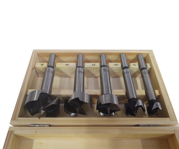 Zestaw wierteł cokowników do drewna 5el frez Magma wiertło cokowniki cokownik wycinaków otwornice otwornica frezów sękowników sękowniki flekowniki frezy wiertła drewna wiertło do drewna stolarskie pod zawiasy zdjęcie nr 7