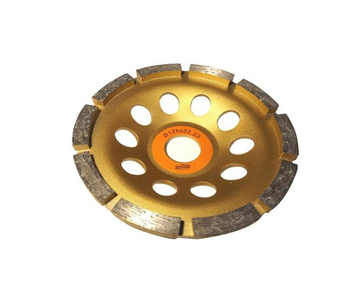 Zestaw tarcz tarcza diamentowa garnkowa MAGMA 125x22 segmentowa jednorzędowa DCWS125 + tarcza diamentowa garnkowa MAGMA 125x22 turbo DCWT125 zdjęcie nr 3