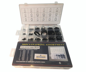 Zestaw szczypce Segera 6" 4el i pierścienie zewnętrzne Seger'a 300el zdjęcie nr 5