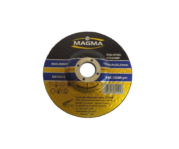 Tarcza do szlifowania metalu stali 125x6,0mm MAGMA 125x6 zdjęcie nr 8