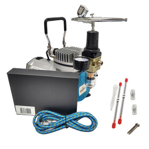 Aerograf 130K AB130K AB-130K kompresor mini zestaw do aerografii zdjęcie nr 16