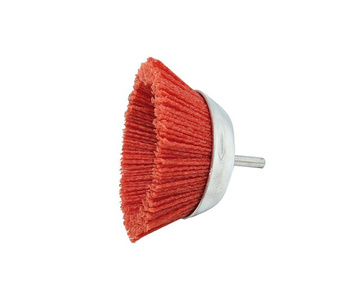 Szczotka nylonowa czołowa na wiertarkę 100mm/T6mm trzpień nulon postarzanie zdjęcie nr 7