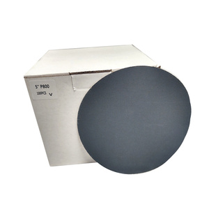 Krążki ścierne 125 mm papier na rzep do kamienia gr 800 P800 G800 10 szt ścierny krążek samoprzylepne  zdjęcie nr 1