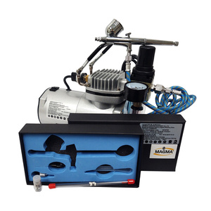 Aerograf AB130 Z DYSZĄ 0,2 I 0,3 + MINI KOMPRESOR 4BAR Z KOMPRESOREM AB-130 AB 130 zdjęcie nr 15