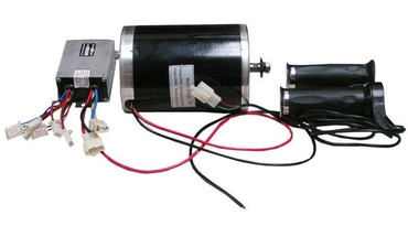 Silnik elektryczny 48V 1000W + sterownik + manetka napęd zdjęcie nr 2