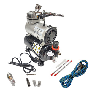 Aerograf z kompresorem 3L zestaw lakierniczy AB-180K AB180K AB 180K zdjęcie nr 11