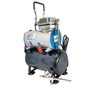 Aerograf AB-130K AB130K AB 130K kompresor z butlą zestaw malarski mini zdjęcie nr 14