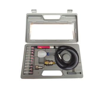 Szlifierka pneumatyczna micro palcowa mini trzpieniowa AT010K + zestaw frezów trzpieniowych 3mm GPS30 zdjęcie nr 5