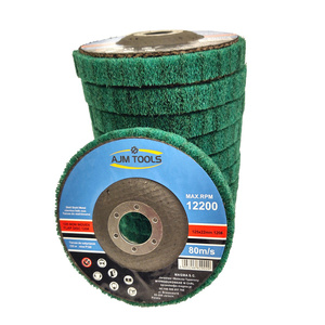 Tarcze do szlifowania metalu miękki satyniarka 125mm włóknina POLISHING satyniarek zdjęcie nr 11