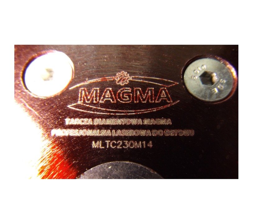 Tarcza Laserowa Diamentowa Do Betonu Z Flansz M Mltc Magma Flange M Mltc Tarcze